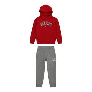 Jordan Jogging ruhák  szürke melír / piros / fekete / piszkosfehér
