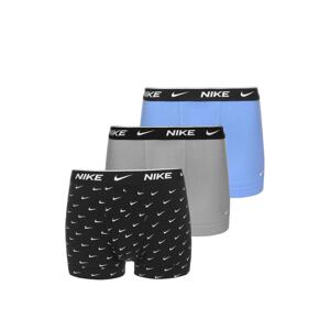 NIKE Sport alsónadrágok  kék / szürke melír / fekete / fehér