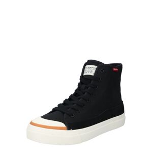 LEVI'S ® Magas szárú sportcipők 'Square'  karamell / fekete / fehér