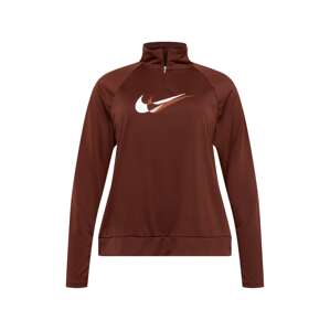 Nike Sportswear Sport szabadidős felsők  rozsdavörös / fehér