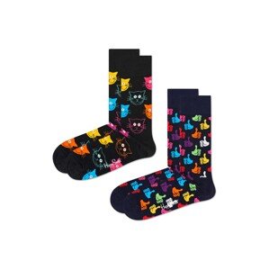 Happy Socks Zokni '2-Pack Cat Socks'  vegyes színek