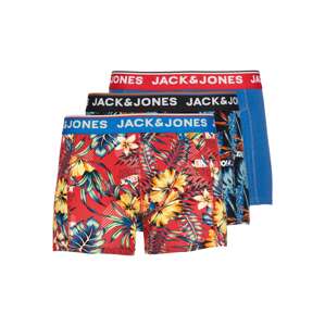 JACK & JONES Boxeralsók 'Azores'  kék / piros / fekete / fehér