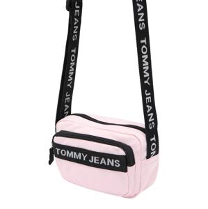 Tommy Jeans Válltáska  pasztell-rózsaszín / fekete / fehér