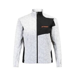 ADIDAS TERREX Kültéri kabátok  világosszürke / világos narancs / fekete / fehér