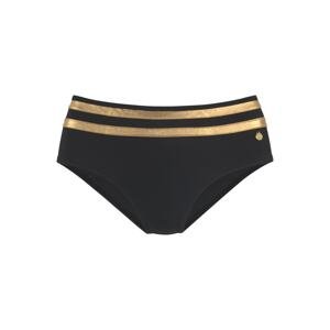 LASCANA Bikini nadrágok 'Elodie'  aranysárga / fekete