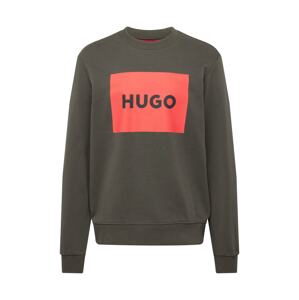 HUGO Red Tréning póló 'Duragol222'  sötétszürke / lazac