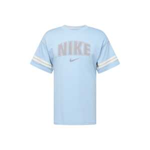 Nike Sportswear Póló  világoskék / szürke / fehér