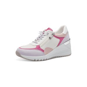 MARCO TOZZI Rövid szárú sportcipők  lila / rózsaszín / rózsaszín / fehér