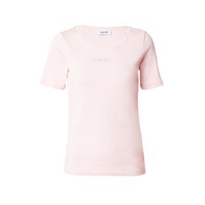 ESPRIT Póló  szürke / pasztell-rózsaszín