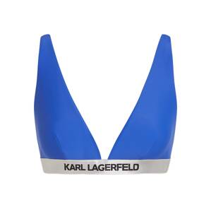 Karl Lagerfeld Bikini felső  kék / fekete / ezüst