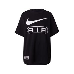 Nike Sportswear Oversize póló 'Air'  fekete / fehér