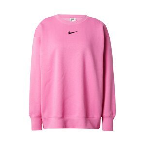 Nike Sportswear Sport szabadidős felsők 'PHOENIX'  rózsaszín / fekete