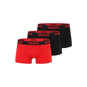 HUGO Red Boxeralsók  tűzpiros / fekete