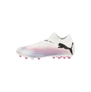 PUMA Futballcipők 'Future 7 Pro'  világoskék / rózsaszín / fekete / fehér