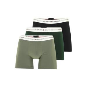 Tommy Hilfiger Underwear Boxeralsók  világoszöld / sötétzöld / fekete / fehér