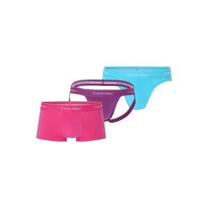 Calvin Klein Underwear Slip 'Pride'  ciánkék / sötétlila / rózsaszín