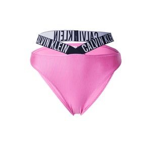 Calvin Klein Swimwear Bikini nadrágok 'Intense Power '  rózsaszín / fekete / fehér