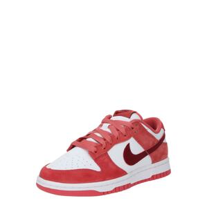 Nike Sportswear Rövid szárú sportcipők 'Dunk'  piros / burgundi vörös / fehér