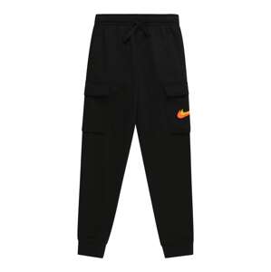 Nike Sportswear Nadrág  sárga / narancs / fekete