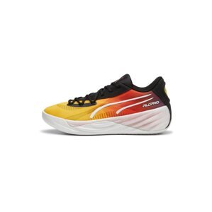 PUMA Sportcipő 'All-Pro NITRO™ SHOWTIME'  sárga / narancs / fekete / fehér