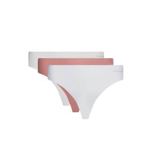 Tommy Hilfiger Underwear Slip  fáradt rózsaszín / fehér / piszkosfehér