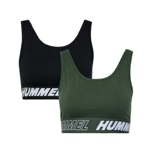 Hummel Sport top 'TE MAJA'  szürke / zöld / fekete / fehér
