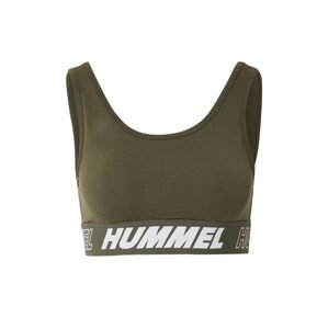 Hummel Sport top 'TE MAJA'  sötétzöld / fehér