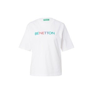 UNITED COLORS OF BENETTON Póló  kék / zöld / narancsvörös / fehér