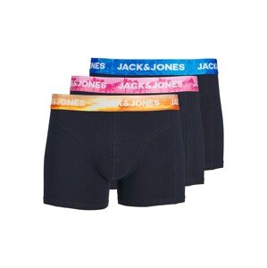 JACK & JONES Boxeralsók 'LUCA'  kék / tengerészkék / narancs / rózsaszín