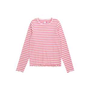 Vero Moda Girl Póló 'HELLE'  világos-rózsaszín / piros / fehér