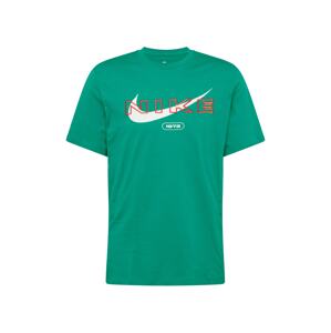 Nike Sportswear Póló 'Club'  zöld / piros / fehér