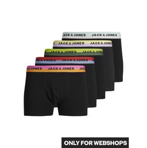 JACK & JONES Boxeralsók 'SPLITTER'  zöld / rózsaszín / piros / fekete