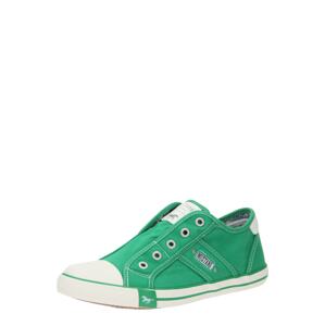 MUSTANG Belebújós cipők  zöld / fehér