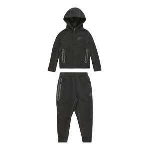 Nike Sportswear Jogging ruhák 'TECH FLEECE'  szürke / fekete