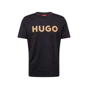 HUGO Red Póló 'Dulivio'  bézs / fekete