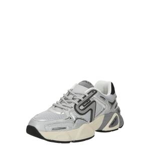 REPLAY Rövid szárú sportcipők  szürke / fekete / ezüst