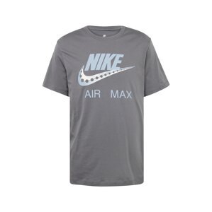 Nike Sportswear Póló 'DAY FUTURA'  világoskék / szürke / piszkosfehér