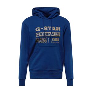 G-Star RAW Tréning póló 'Distressed Originals'  bézs / kék