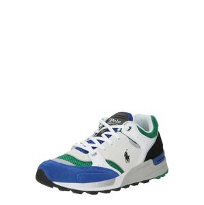 Polo Ralph Lauren Rövid szárú sportcipők 'Trackster 200'  kék / zöld / fekete / fehér