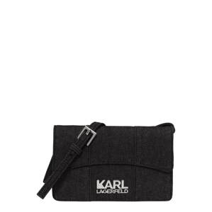 Karl Lagerfeld Válltáska  fekete melír