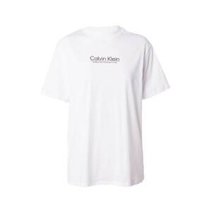 Calvin Klein Póló 'COORDINATES'  fekete / fehér