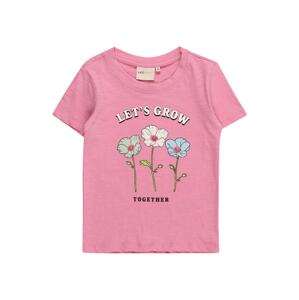 KIDS ONLY Póló 'BONE'  világoskék / világos-rózsaszín / fekete / piszkosfehér