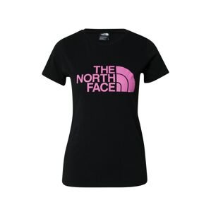 THE NORTH FACE Póló 'Easy'  rózsaszín / fekete