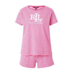 Lauren Ralph Lauren Pizsama  rózsaszín / világos-rózsaszín / fehér