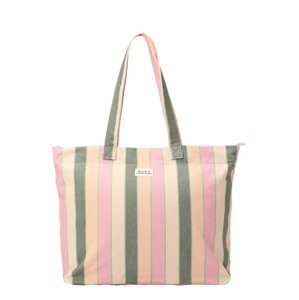 ROXY Shopper táska 'SWEETER THAN HO'  sárga / zöld / pasztell-rózsaszín