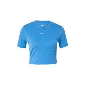 Nike Sportswear Póló 'Essential'  azúr / fehér