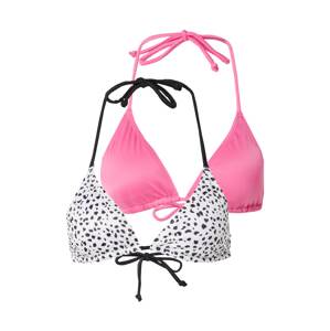 Dorina Bikini felső  rózsaszín / fekete / fehér
