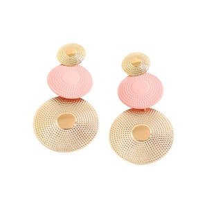 SOHI Fülbevalók 'Vanna'  arany / rózsaszín