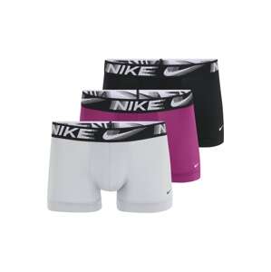 NIKE Sport alsónadrágok  világosszürke / lilásvörös / fekete / fehér