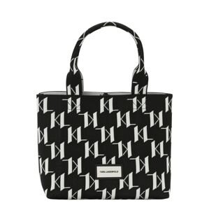 Karl Lagerfeld Shopper táska  fekete / piszkosfehér